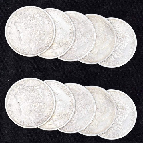 Pezzi monete dollaro morgan - monete,