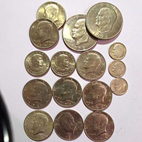 Mixed coin lot kennedy - mixed, lot: