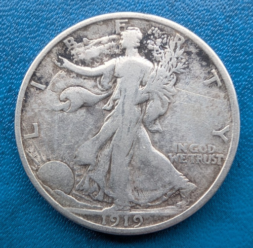1919 mezzo dollaro usa in - -,