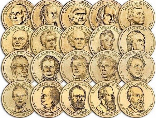 Lotto monete da dollari - 10,