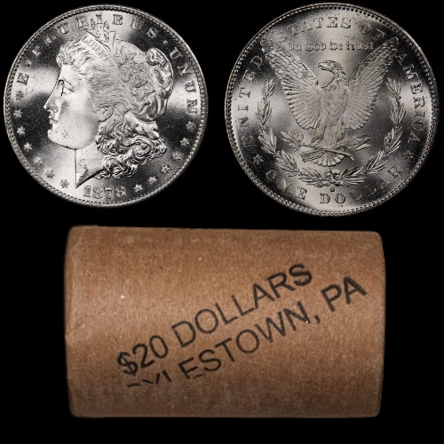 1878 1904 morgan dollar - dollar, roll