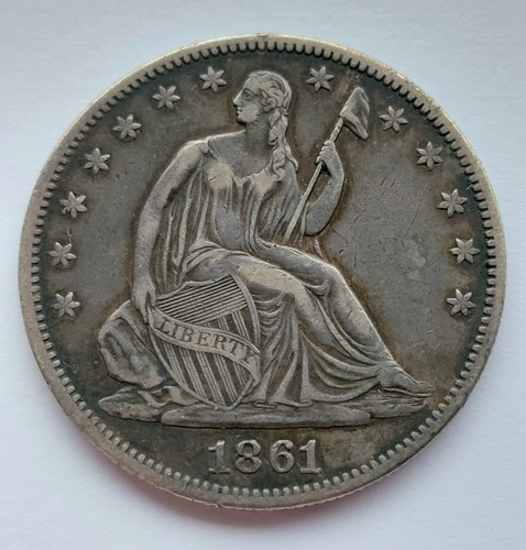 1861 usa seduto liberty mezzo - 1861,