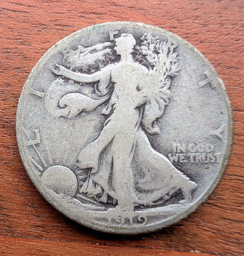 1919 walking liberty usa - 1919, s