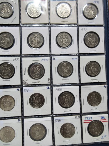 Complete set canada fifty - of,