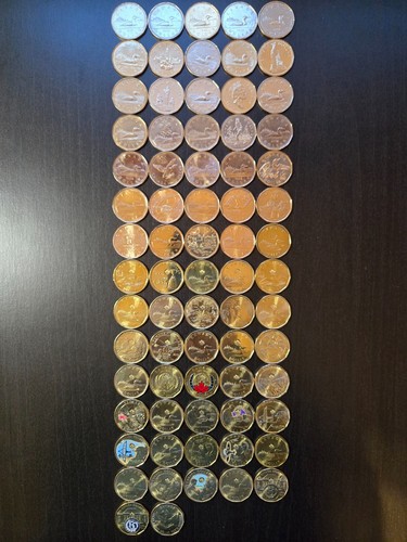 Canada dollar coin - 1, set